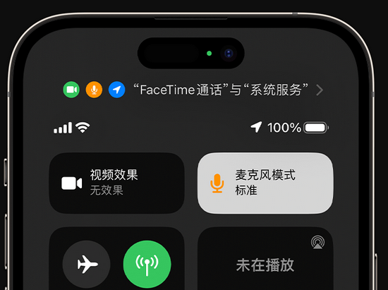 清新苹果授权维修网点分享iPhone在通话时让你的声音更清晰 