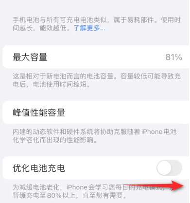 清新苹果15维修分享iPhone15充电到80%就充不进电了怎么办 