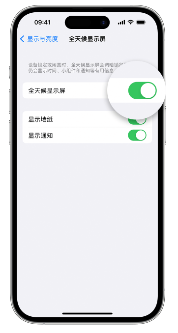 清新苹果14维修店分享如何自定义 iPhone 14 Pro 常亮显示屏 