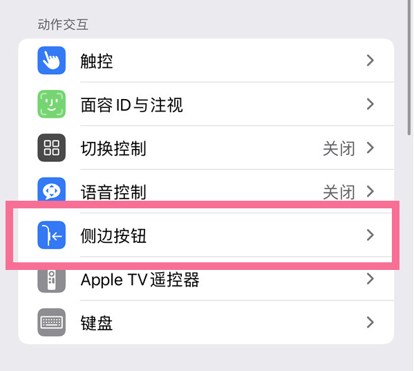 清新苹果14维修店分享iPhone14 Plus侧键双击下载功能关闭方法 