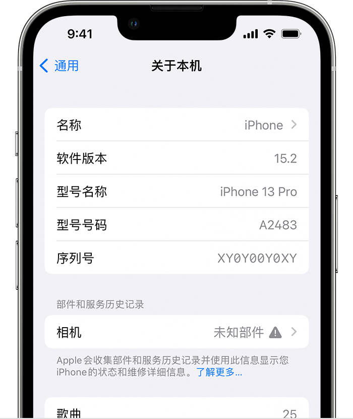 清新苹果维修分享iPhone 出现提示相机“未知部件”是什么原因？ 